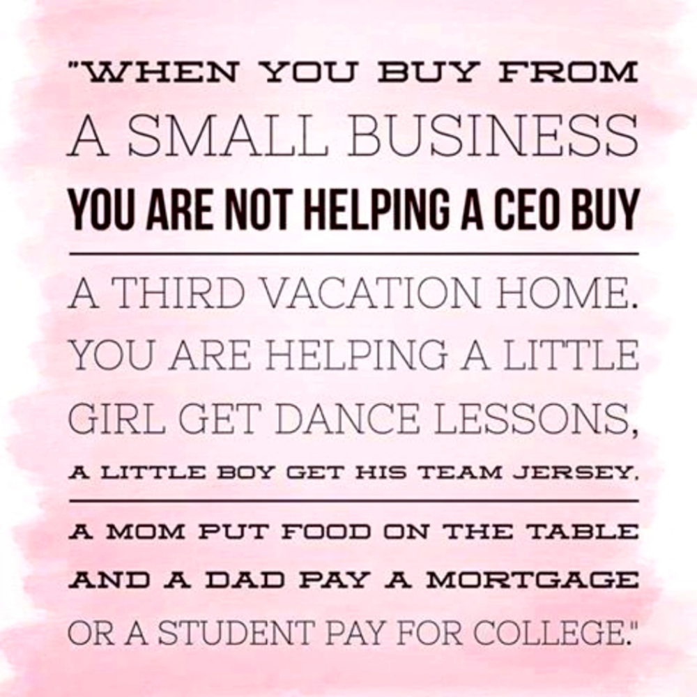 Thank you for supporting my family business! 👪